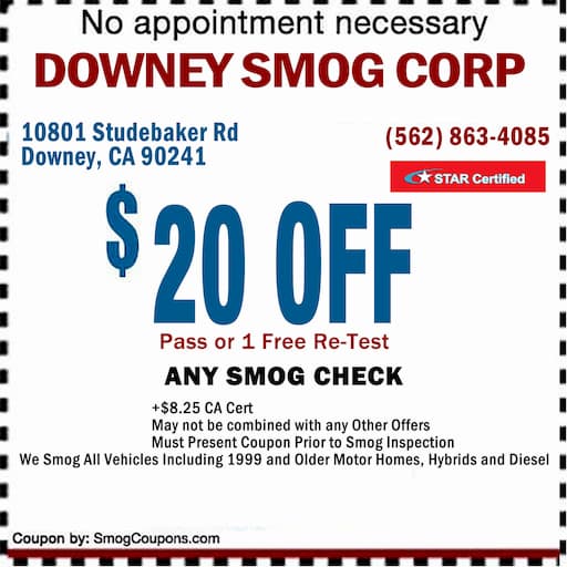 Smog Check Coupon